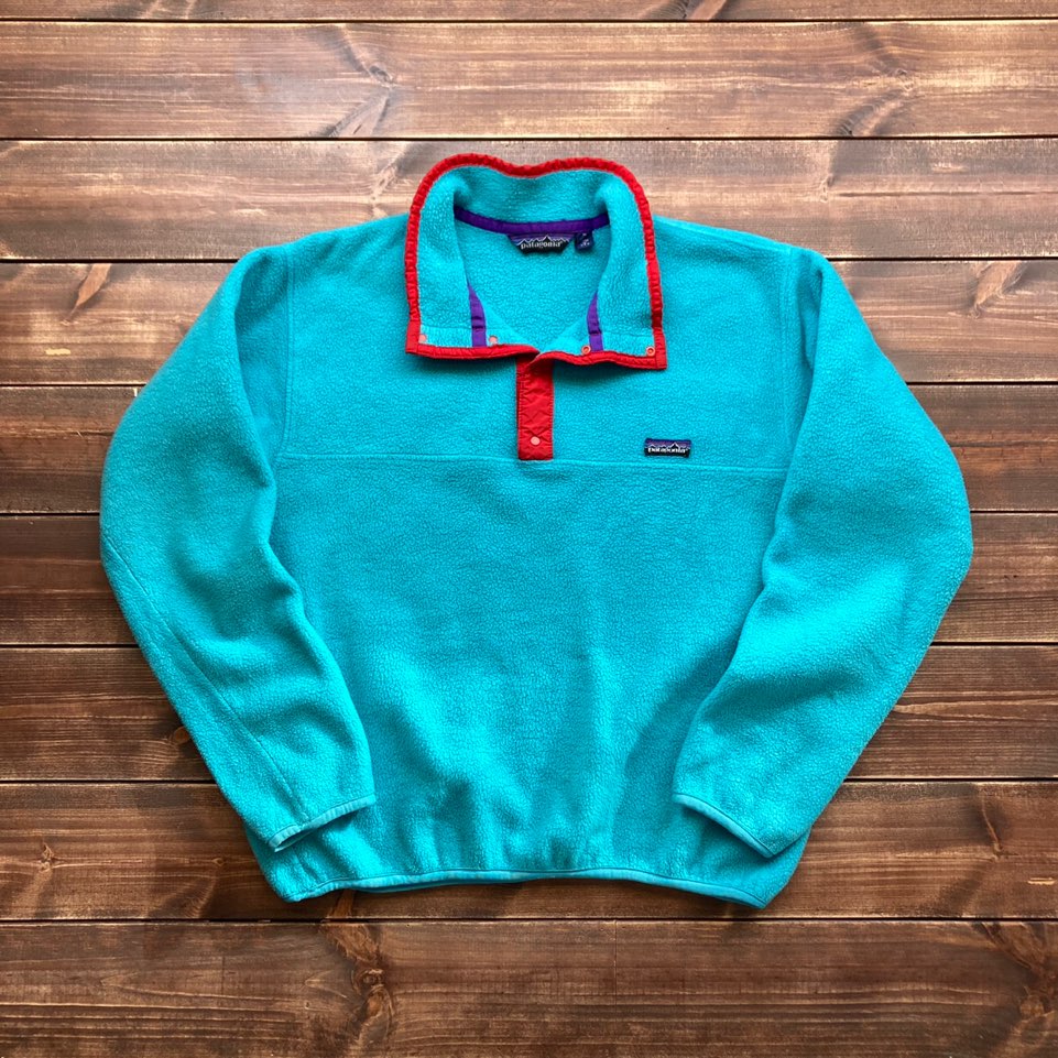 80's made in usa Patagonia synchilla fleece pullover L (100-105)