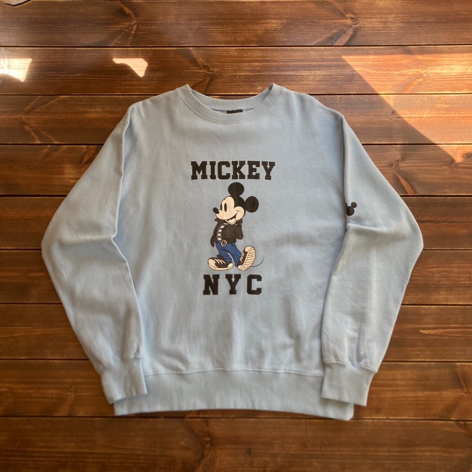 Schott n.y.c. x Disney mickey sweat shirt XL (110)