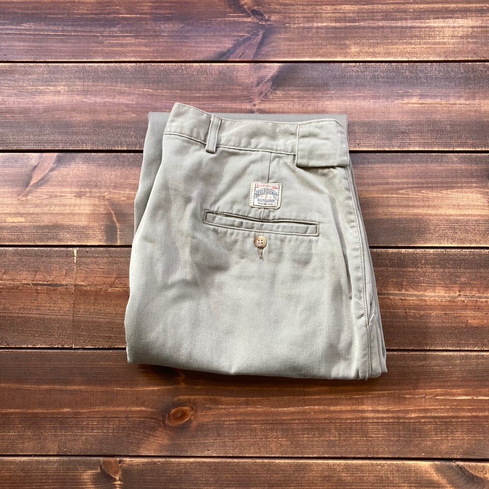 1990&#039;s made in usa Polo ralph lauren old label classic chino pants 38x36 (34 in)