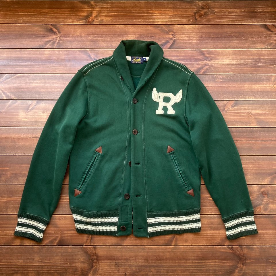 Rugby by ralph lauren letterman cardigan M (loose 105)